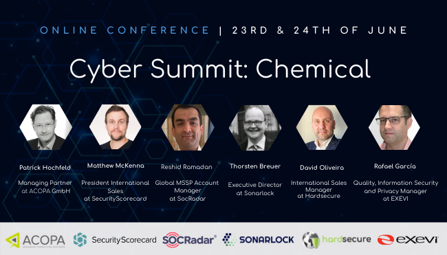 Cyber Summit: Chemical – The 1st International Conference on Security and Chemical